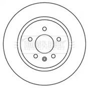 Тормозной диск BORG & BECK BBD5262
