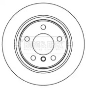 Тормозной диск BORG & BECK BBD5265