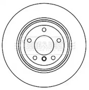 Тормозной диск BORG & BECK BBD5266