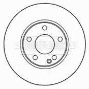 Тормозной диск BORG & BECK BBD5267