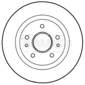 Тормозной диск BORG & BECK BBD5277