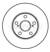 Тормозной диск BORG & BECK BBD5279