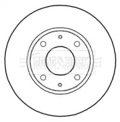 Тормозной диск BORG & BECK BBD5281