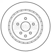 Тормозной диск BORG & BECK BBD5286