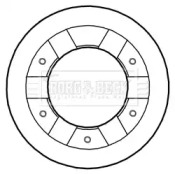 Тормозной диск BORG & BECK BBD5291