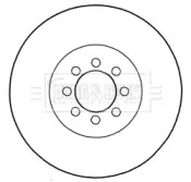 Тормозной диск BORG & BECK BBD5298