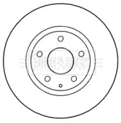 Тормозной диск BORG & BECK BBD5302