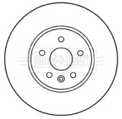 Тормозной диск BORG & BECK BBD5314