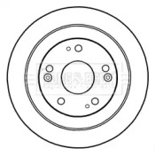 Тормозной диск BORG & BECK BBD5321