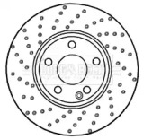 Тормозной диск BORG & BECK BBD5322