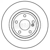 Тормозной диск BORG & BECK BBD5326