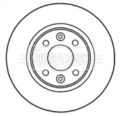 Тормозной диск BORG & BECK BBD5328