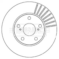 Тормозной диск BORG & BECK BBD5330