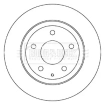 Тормозной диск BORG & BECK BBD5332