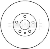 Тормозной диск BORG & BECK BBD5340