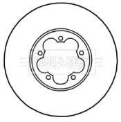 Тормозной диск BORG & BECK BBD5341