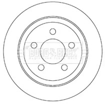 Тормозной диск BORG & BECK BBD5351