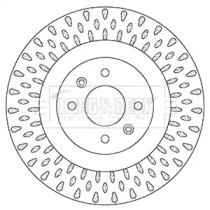 Тормозной диск BORG & BECK BBD5354