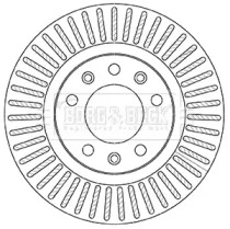 Тормозной диск BORG & BECK BBD5357