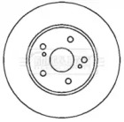 Тормозной диск BORG & BECK BBD5704S