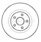 Тормозной диск BORG & BECK BBD5711S