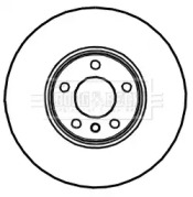 Тормозной диск BORG & BECK BBD5729S