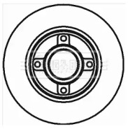 Тормозной диск BORG & BECK BBD5796S