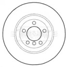 Тормозной диск BORG & BECK BBD5803S