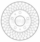 Тормозной диск BORG & BECK BBD5805S