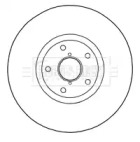 Тормозной диск BORG & BECK BBD5833S