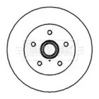 Тормозной диск BORG & BECK BBD5848S