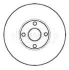 Тормозной диск BORG & BECK BBD5859S
