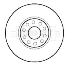 Тормозной диск BORG & BECK BBD5883S