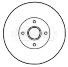 Тормозной диск BORG & BECK BBD5897S