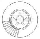 Тормозной диск BORG & BECK BBD5925S