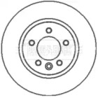 Тормозной диск BORG & BECK BBD5931S