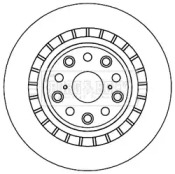 Тормозной диск BORG & BECK BBD5961S