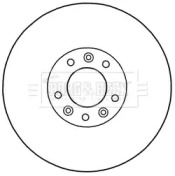 Тормозной диск BORG & BECK BBD5969S