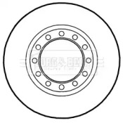 Тормозной диск BORG & BECK BBD5986S