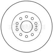 Тормозной диск BORG & BECK BBD5998S