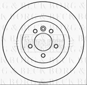 Тормозной диск BORG & BECK BBD5999S
