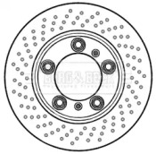 Тормозной диск BORG & BECK BBD6001S