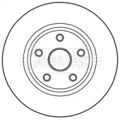 Тормозной диск BORG & BECK BBD6004S