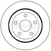 Тормозной диск BORG & BECK BBD6006S