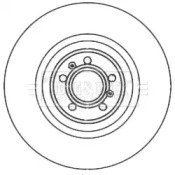 Тормозной диск BORG & BECK BBD6009S