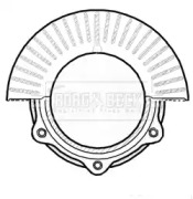 Тормозной диск BORG & BECK BBD6022S