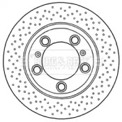 Тормозной диск BORG & BECK BBD6032S