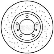 Тормозной диск BORG & BECK BBD6045S