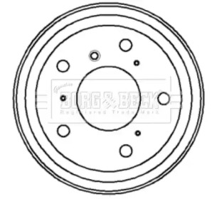 Тормозный барабан BORG & BECK BBR7049