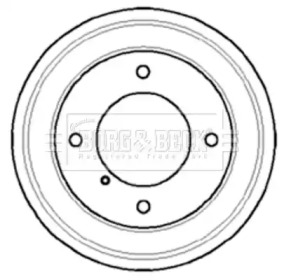 Тормозный барабан BORG & BECK BBR7057